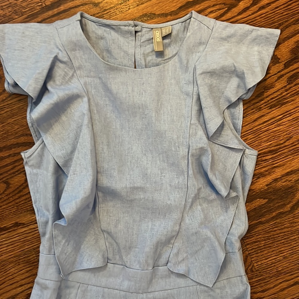 ASOS Ruffle Romper size 4 - Picture 3 of 4